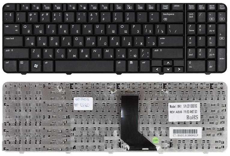 Клавиатура для HP Compaq Presario CQ60 черная